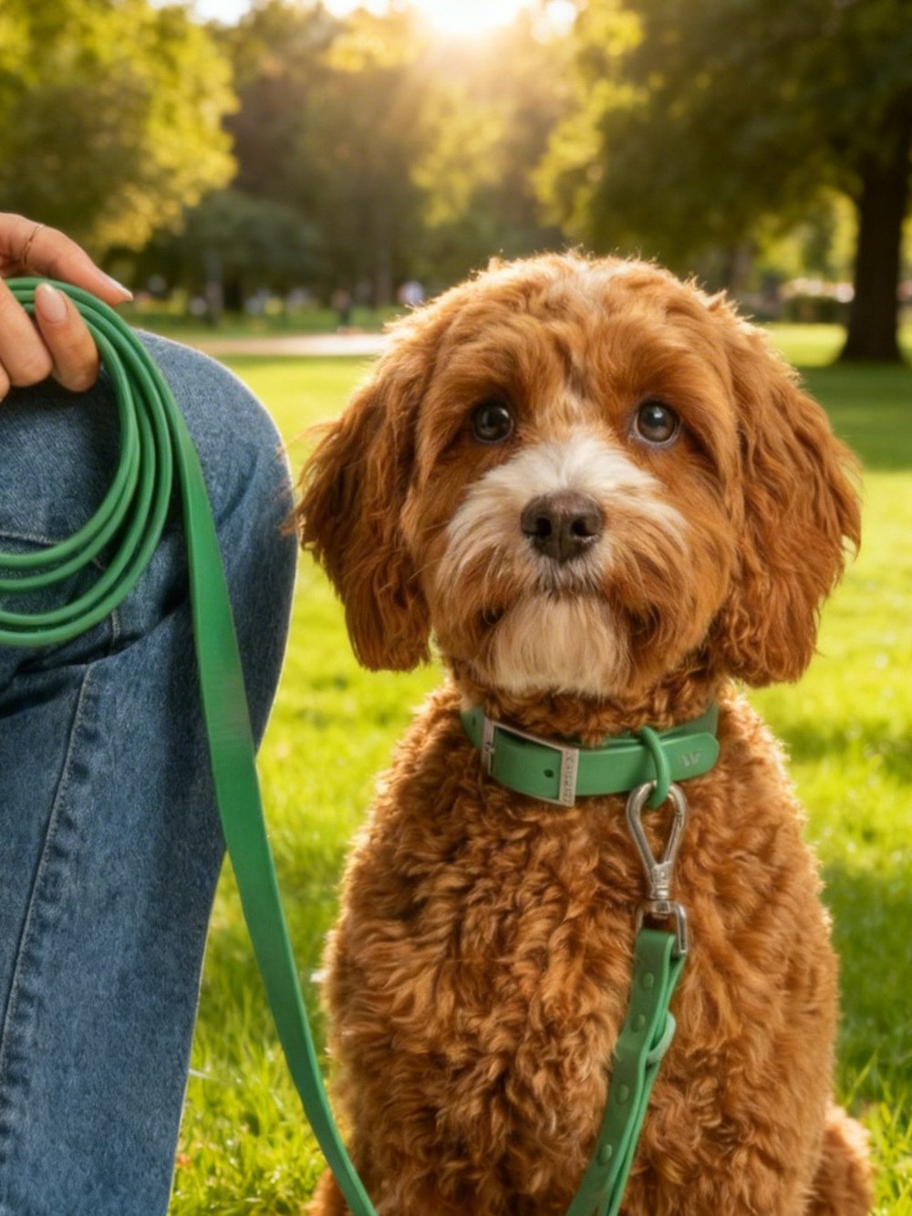 Wild One Green Small Leash New in PKG